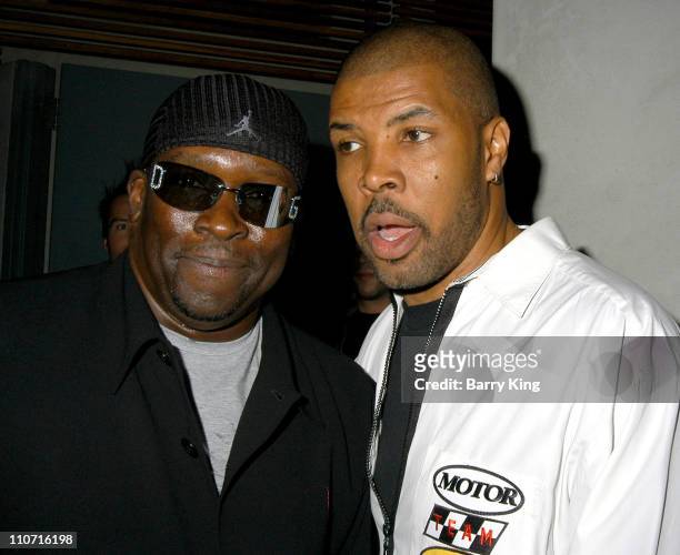 Deezer D and Eriq La Salle during Deezer D Album Listening Party For "I Ain't 4 Everybody" at The Concorde in Hollywood, California, United States.