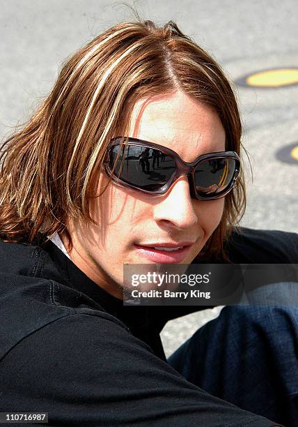 Nicky Hayden, Moto-GP Rookie of the Year 2003 during Behind The Scenes Oakley Eyewear Shoot with Nicky Hayden at Oakley Interplanetary Headquarters...