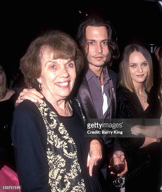 Betty Sue Palmer , Johnny Depp and Vanessa Paradis