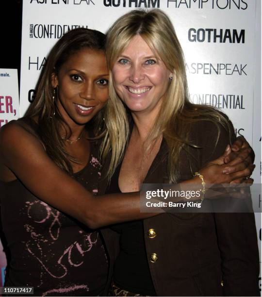 Holly Robinson Peete and Irena Medavoy during LA Confidential Magazine Hosts Holly Robinson Peete Book Party - Arrivals and Inside at Norman's in...