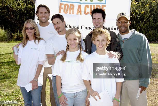 Kristin Dattilo, Colby Donaldson, Bryan Dattilo, Jenna Boyd, Cayden Boyd, Hal Sparks and Kevin Eubanks