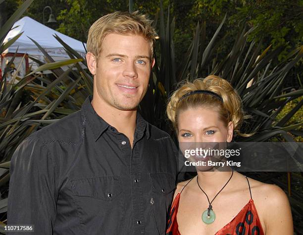 Actor Trevor Donovan and actress Sonia Rockwell attend Venice Magazine's picnic party for "Thursdays are Better at the Bowl" held at the Hollywood...