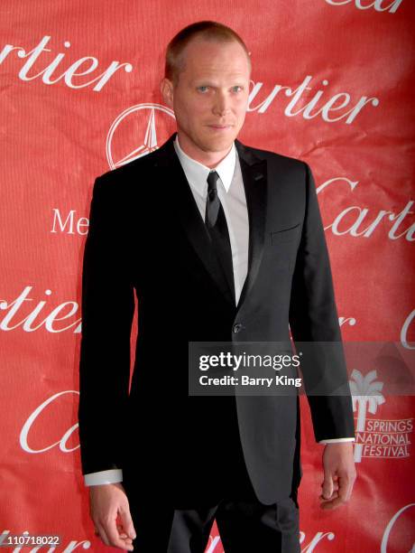 Actor Paul Bettany arrives at the 2009 Palm Springs International Film Festival held at the Palm Springs Convention Center on January 6, 2009 in Palm...