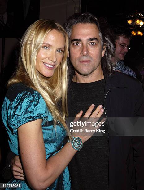 Kelly Lynch and Mitch Glazer during Cocktails and Comedy Benefit for the Fit Community - November 3, 2005 at The Improv in West Hollywood,...