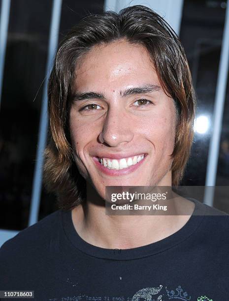 Actor/model Zach Nelson attends the 9th Annual Hollywood Bowl and Venice Magazine's Pre-Concert Picnic held at the Hollywood Bowl on July 16, 2009 in...