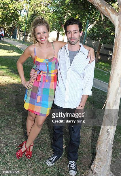 Actress Lauren Storm and Brandon Henry attend the 9th Annual Hollywood Bowl and Venice Magazine's Pre-Concert Picnic held at the Hollywood Bowl on...