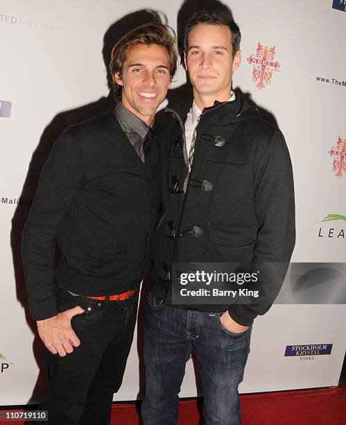 Television personality Madison Hildebrand and television personality Frank Meli attend Season Finale Screening of "Million Dollar Listing" and book...