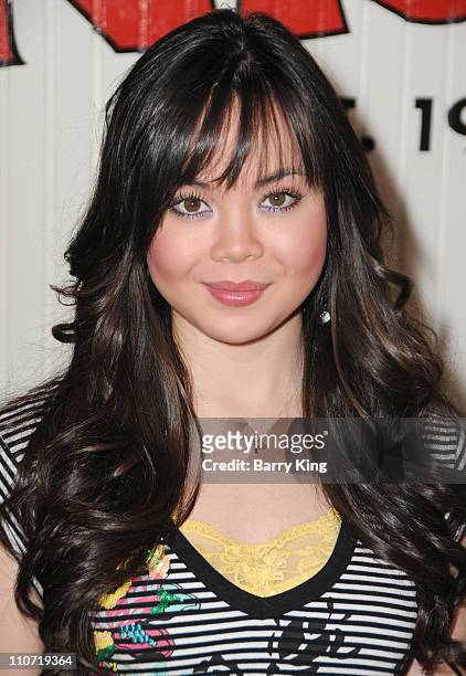 Actress Anna Maria Perez de Tagle attends Pink's Grand Opening at Knott's Berry Farm on February 28, 2010 in Buena Park, California.