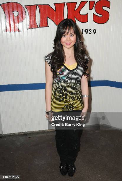 Actress Anna Maria Perez de Tagle attends Pink's Grand Opening at Knott's Berry Farm on February 28, 2010 in Buena Park, California.