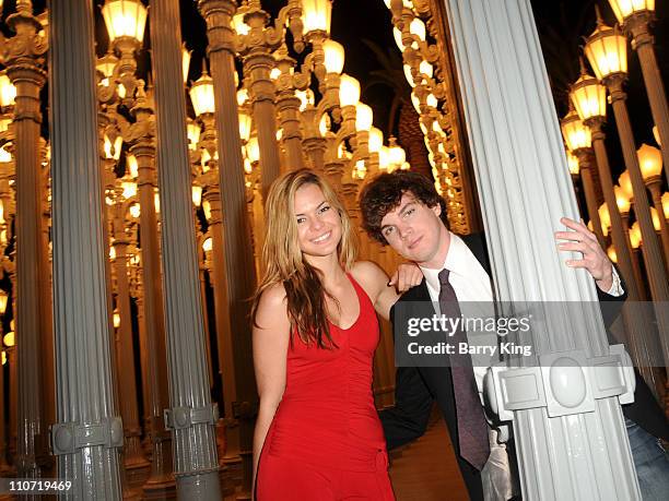 Actress Kaili Thorne and actor Jake White attend LACMA and Venice Magazine Viewing of American Stories and Renoir exhibits at LACMA on March 23, 2010...
