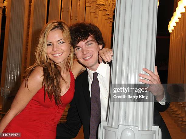 Actress Kaili Thorne and actor Jake White attend LACMA and Venice Magazine Viewing of American Stories and Renoir exhibits at LACMA on March 23, 2010...