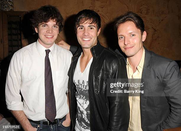 Actors Jake White, Paul Vandervort and Jesse McCullum attend LACMA and Venice Magazine Viewing of American Stories and Renoir exhibits at LACMA on...