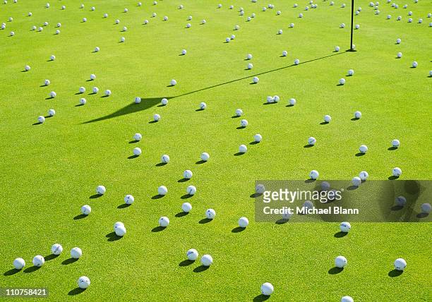 sport and leisure - golf ball stock pictures, royalty-free photos & images