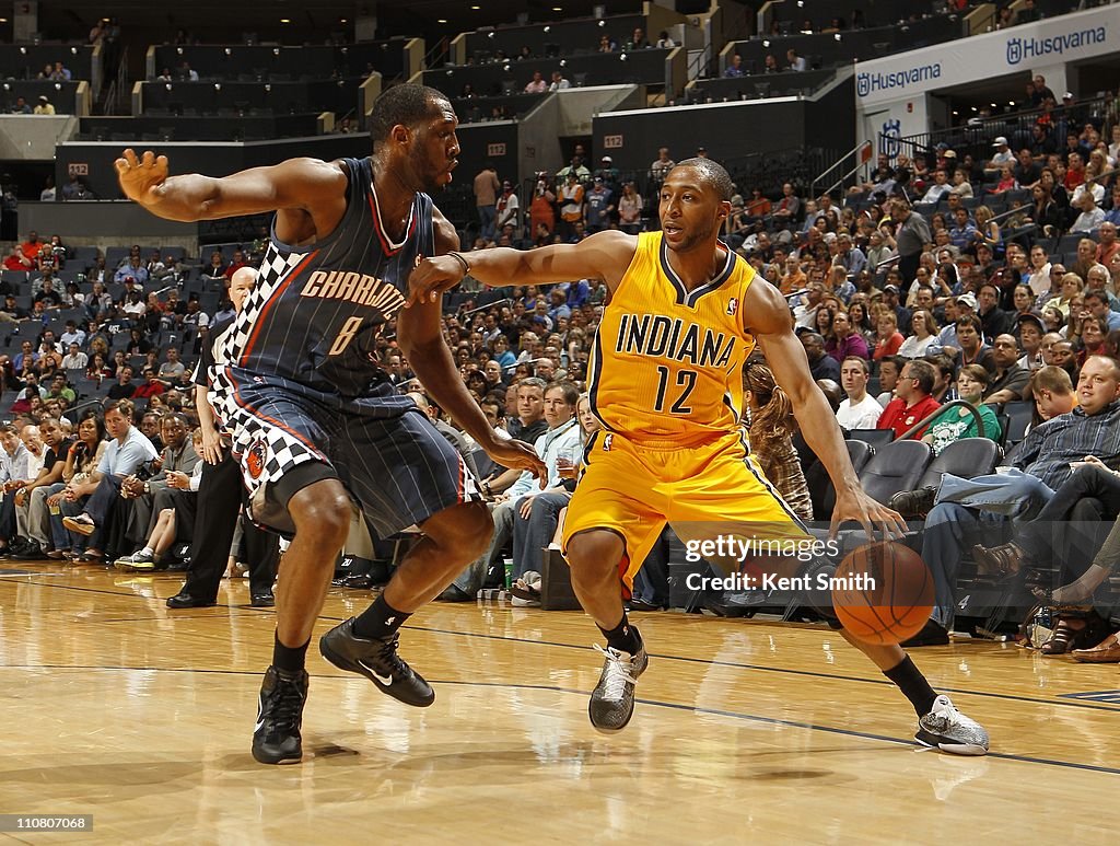 Indiana Pacers v Charlotte Bobcats