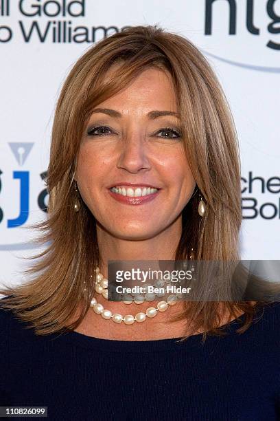 News Anchor Chris Jansing attends the National Lesbian & gay Journalists Association 16th Annual New York benefit at Mitchell Gold & Bob Williams...