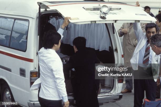 Arrival Of Issei Sagawa In Tokyo, Japan On May 24, 1983 - Issei Sagawa killed and ate his girlfriend in Paris in 1981.