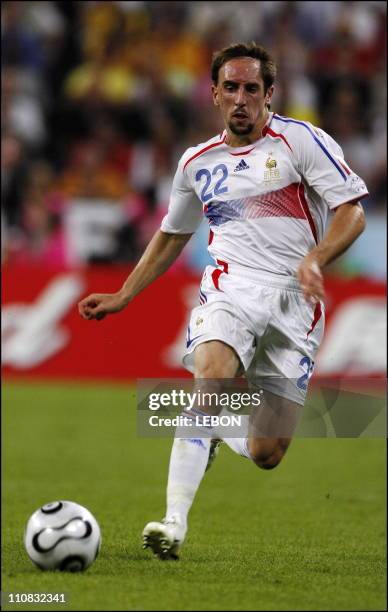 Football: France Qualified For Fifa World Cup Final After Defeating Portugal 1 - 0 In Munich, Germany On July 05, 2006 - Franck Ribery.