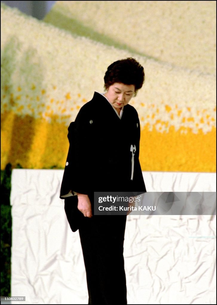 Funeral Of Former Prime Minister Keizo Obuchi Who Died May 14Th At The Age Of 62 In Tokyo, Japan On June 08, 2000.