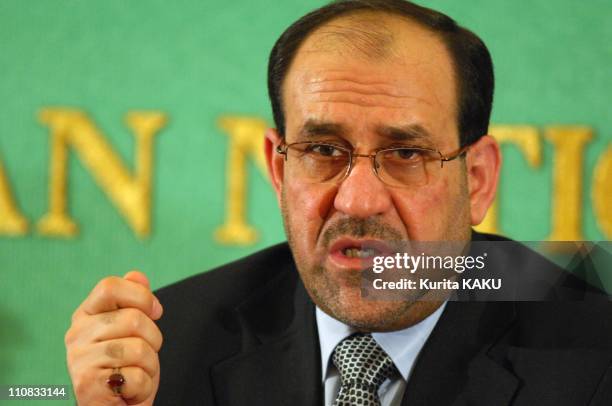 News Conference, Nuri Al Maliki Prime Minister Of Republic Of Iraq, At Japan National Press Club In Tokyo On April 10, 2007 - News conference, Nuri...