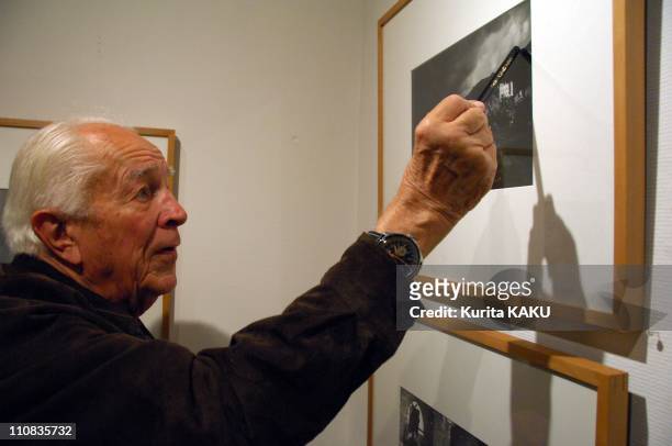 Pablo Picasso Exhibition By Photographer David Douglas Duncan In Tokyo, Japan On October 26, 2007 - photographer David Douglas Duncan.