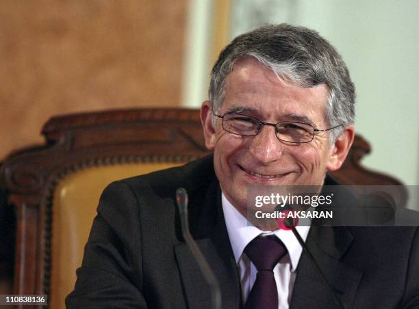 Pierre Cohen, The New Mayor Of Toulouse, In Toulouse, France On March 22, 2008 - Pierre Cohen, the new mayor of Toulouse in the Municipal Council...