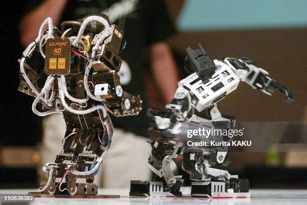 The 6Th Robo-One, A Competition Of Fighting Biped Robots In Kawasaki, Japan On August 08, 2004 - The 6th Robo-One is held in Kawasaki, suburban Tokyo...