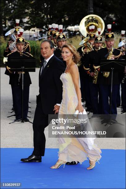 Gala Diner At The Petit Palais For The Paris' Union For The Mediterranean Founding Summit In Paris, France On July 13, 2008 - Greek Prime Costa...