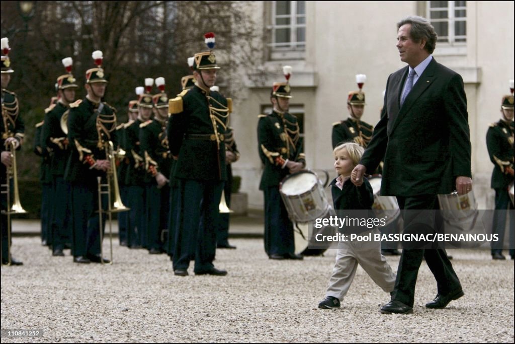 King Juan Carlos Of Spain At The French National Assembly In Paris, France On March 28, 2006.