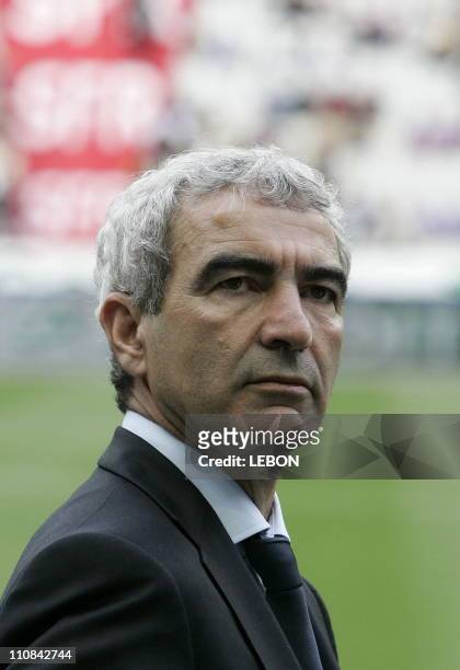 Football: France - Mexico Friendly Match At The "Stade De France" In Paris, France On May 27, 2006 - Raymond Domenech, coach of France.