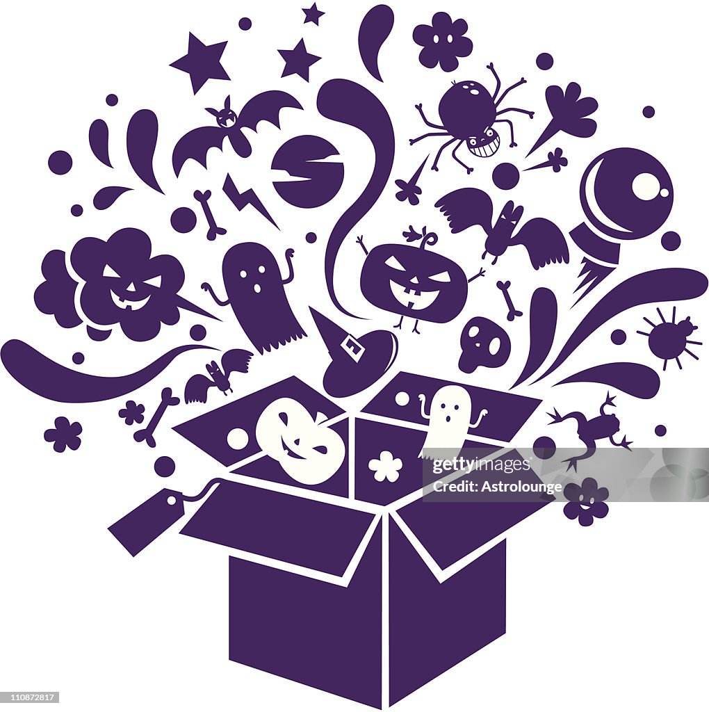 Halloween Box High-Res Vector Graphic - Getty Images