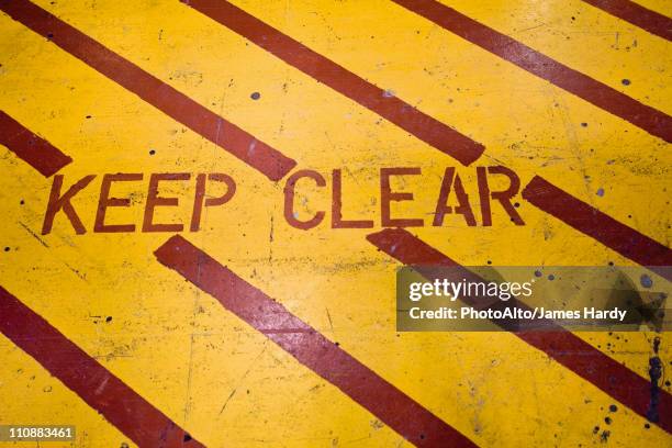 Keep Clear Sign Photos and Premium High Res Pictures - Getty Images