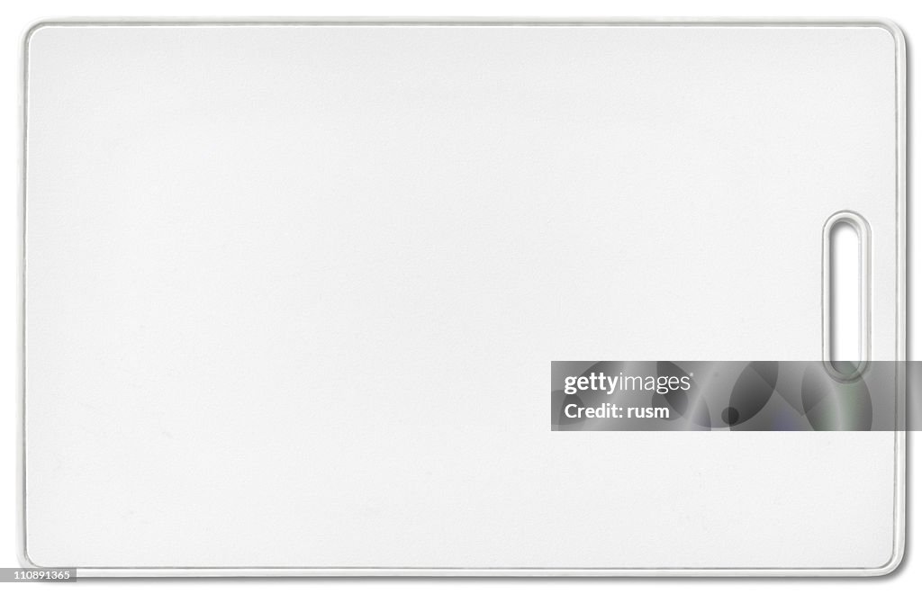 Security pass with clipping path on white background