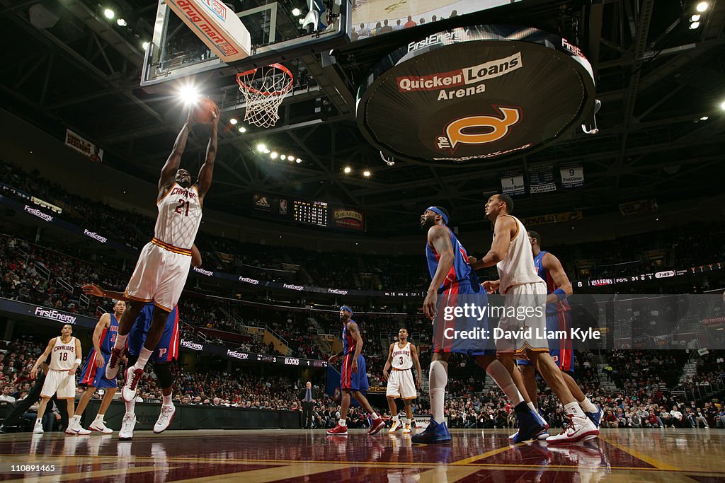 Detroit Pistons v Cleveland Cavaliers