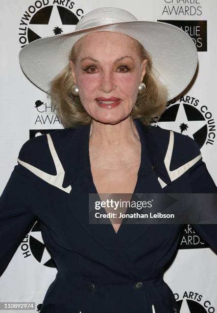 Julie Newmar attends the hollywood Arts Council's 25th Annual Charlie Awards Luncheon at The Roosevelt Hotel on March 25, 2011 in Hollywood,...