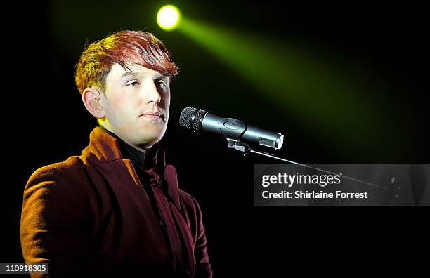 Patrick Wolf performs at Manchester Academy on March 26, 2011 in Manchester, England.