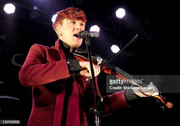 Patrick Wolf performs at Manchester Academy on March 26, 2011 in Manchester, England.