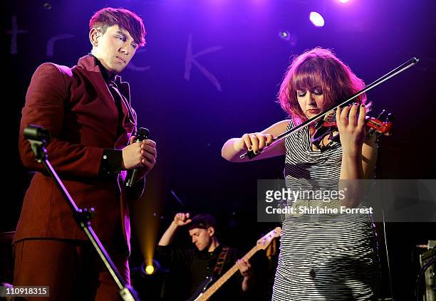 Patrick Wolf performs at Manchester Academy on March 26, 2011 in Manchester, England.