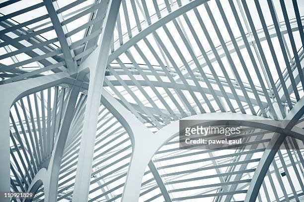 bce place  in toronto - ceilings modern stock pictures, royalty-free photos & images