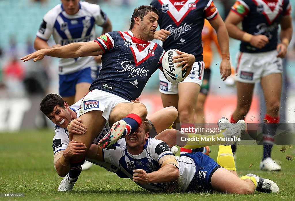 NRL Rd 3 - Bulldogs v Roosters