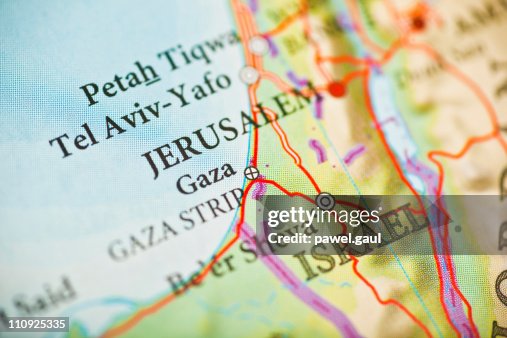 Jerusalem,Israel map Jerusalem,Israel map