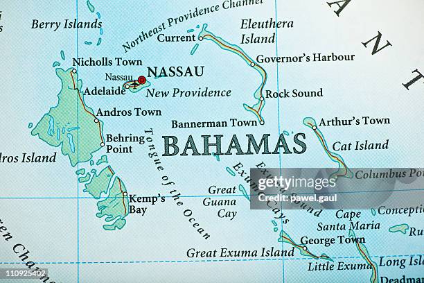 bahamas map - bahamas stock pictures, royalty-free photos & images