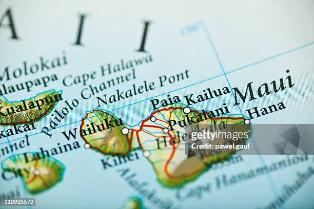 maui, hawaii - big island hawaii islands stock-fotos und bilder
