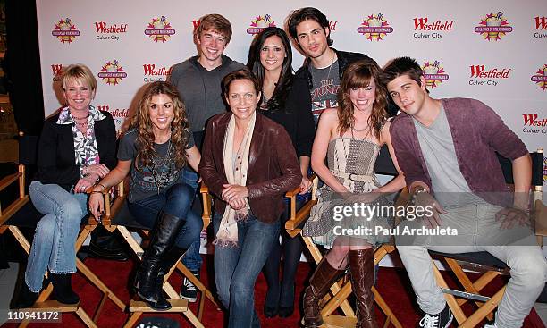 Actors Judi Evans, Kate Mansi, Chandler Massey, Arianne Zucker, Camila Banus, Francisco San Martin, Molly Burnett and Casey Jon Deidrick attend the...