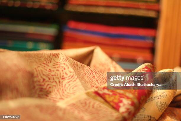 tradition | mysore silk saree - mysore stock pictures, royalty-free photos & images