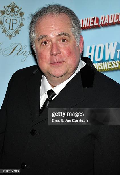 Actor Robert Bartl attends the after party for the Broadway opening night of "How To Succeed In Business Without Really Trying" at The Plaza Hotel on...