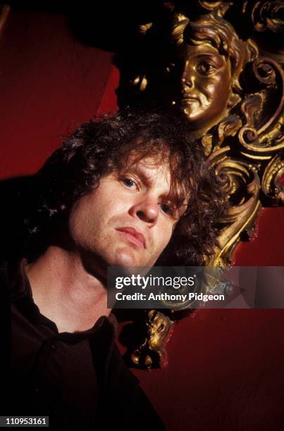 Portrait of Dick Valentine of Electric Six at The Great American Music Hall in San Francisco, California, USA on 14th March 2003.