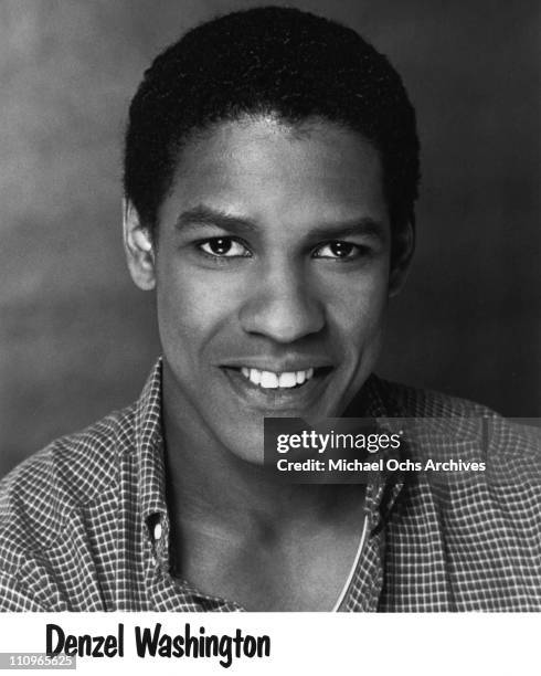 Actor Denzel Washington poses for a publicity headshot circa 1980 in Los Angeles, California.