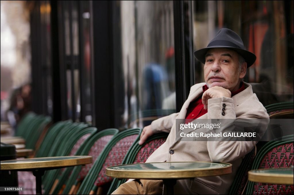 Tahar Ben Jelloun, Moroccan author in Paris, France in February 15th, 2005.