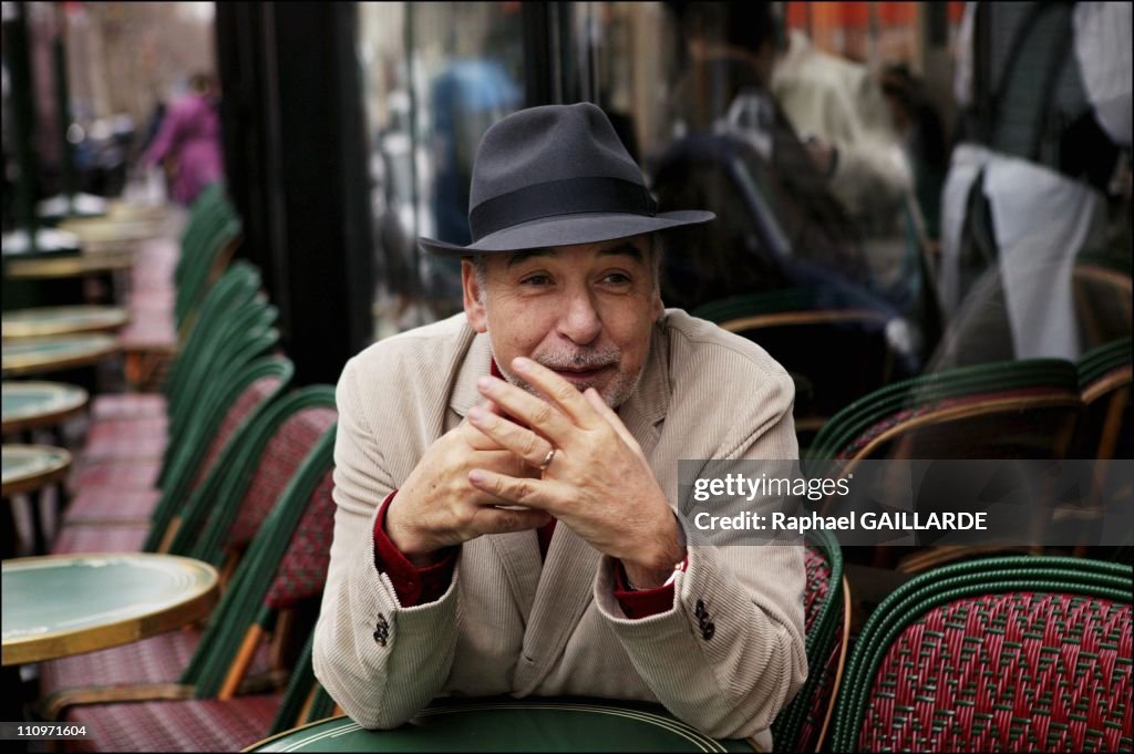 Tahar Ben Jelloun, Moroccan author in Paris, France in February 15th, 2005.