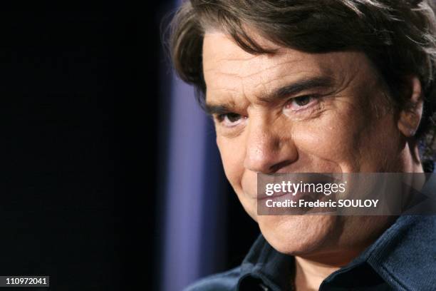 Bernard Tapie in Tv talk show Campus hosted by Guillaume Durand in Paris, France on June 27th, 2005.